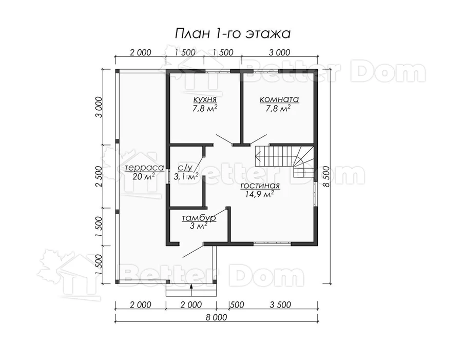 Проект дома Ottawa PS-21