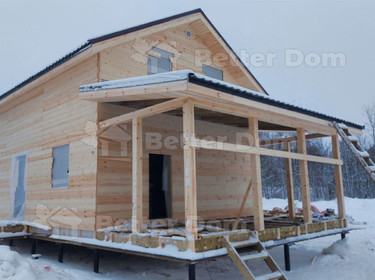 Каркасный дом в СНТ Озерное-2